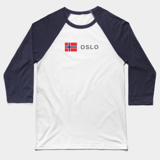 Oslo Norway Baseball T-Shirt